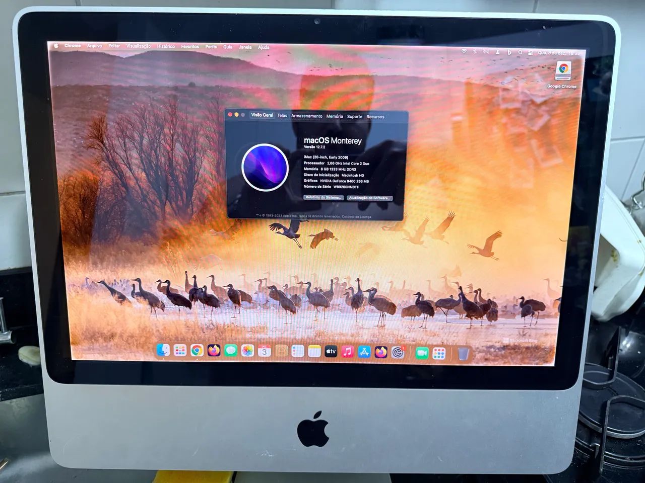 iMac 20 polegadas 2,66Ghz Intel Core 2 Duo 8GB de RAM NVidia