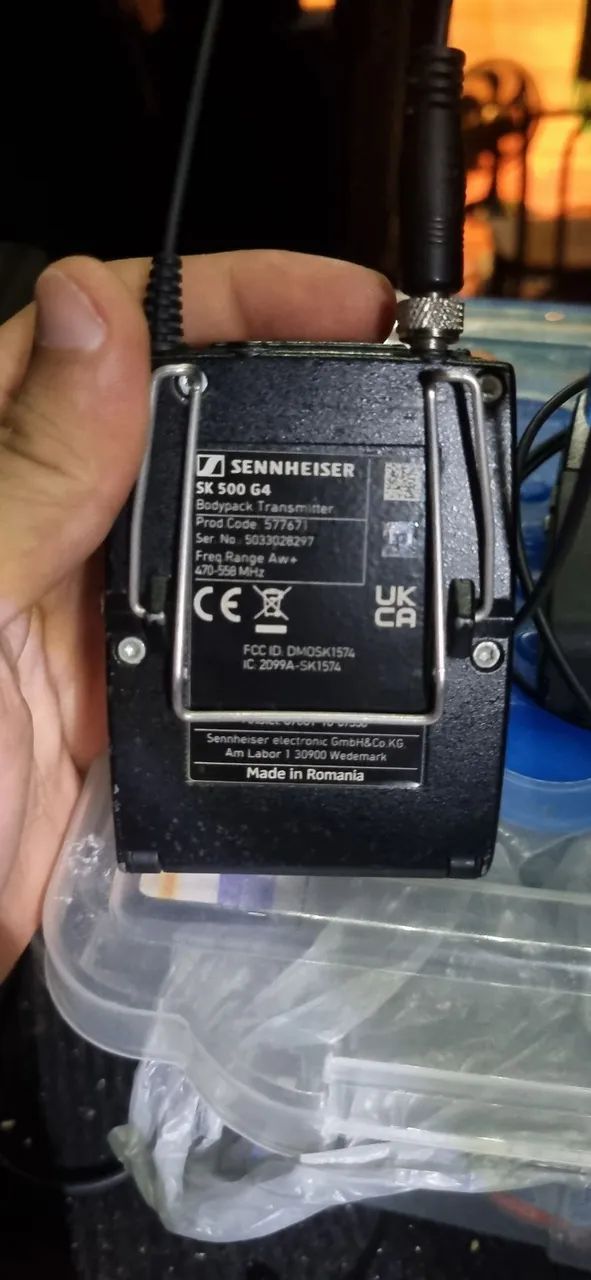 Kit Transmissão + Lapela - Seenhiser EW500 - G4 - Foto 3