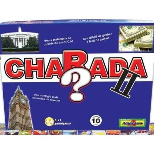 Jogo de Tabuleiro Charada II - Diversão para toda a família!