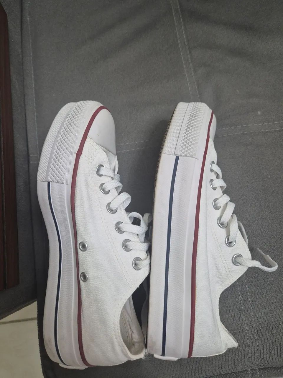 All star branco plataforma N36 Calçados Jabotiana, Aracaju