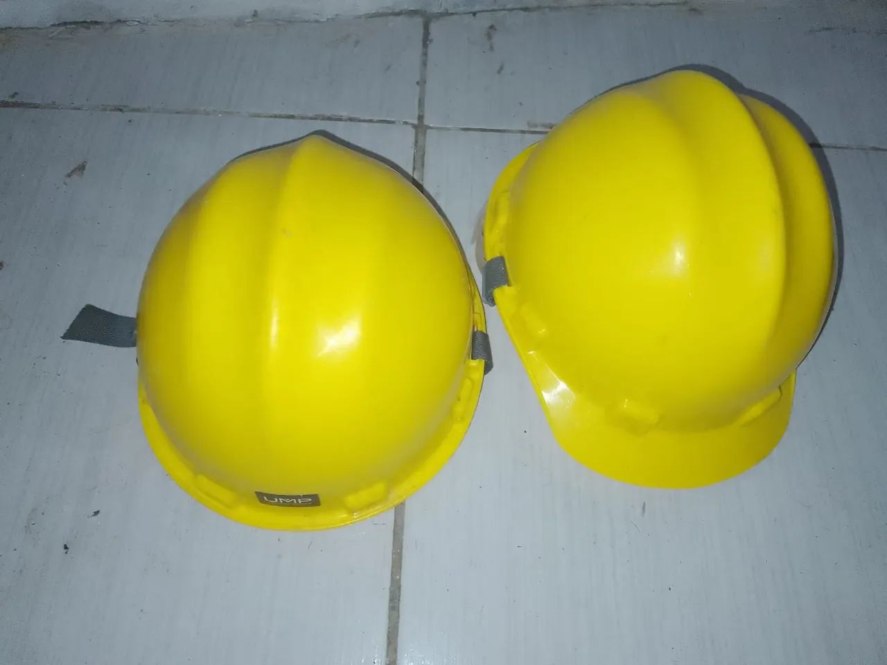 2 Yellow Safety Helmets