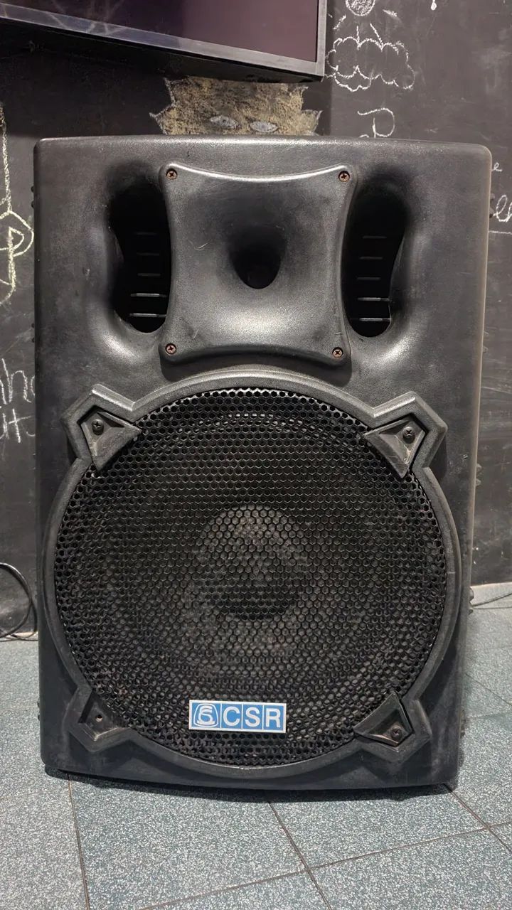 Caixa de som amplificada CSR 3000A 15 polegadas