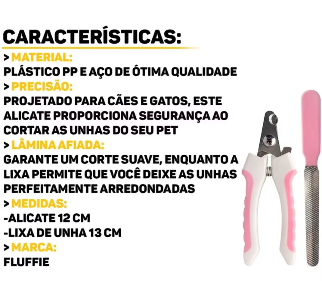 Alicate cortador com lixa para Unhas de Gato e cachorro - Foto 2