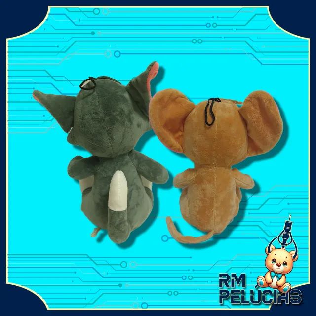 Conjunto Pelúcias Tom e Jerry - 30cm - Foto 2