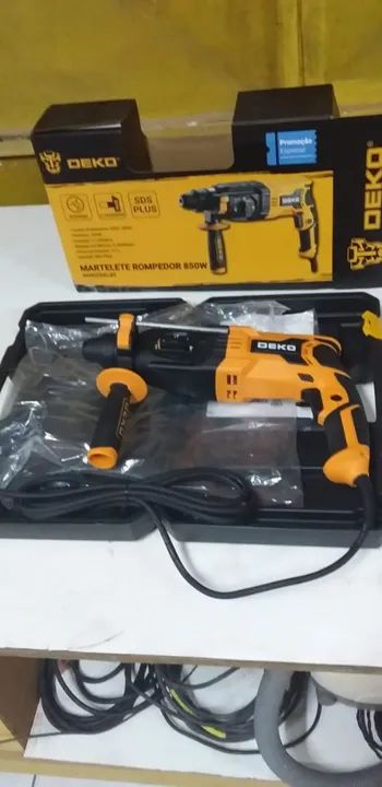 Martelete 850w profissional deko novo zero leia descrição! - Foto 4