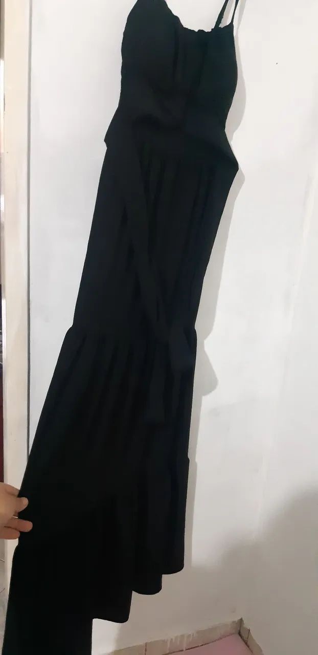 Vestido preto crepe  - tamanho G