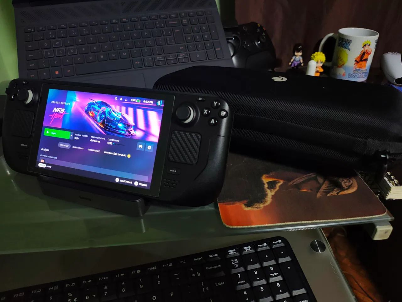 Steam deck 64gb+SD 512gb - Consoles de Vídeo Game - Parque Estrela