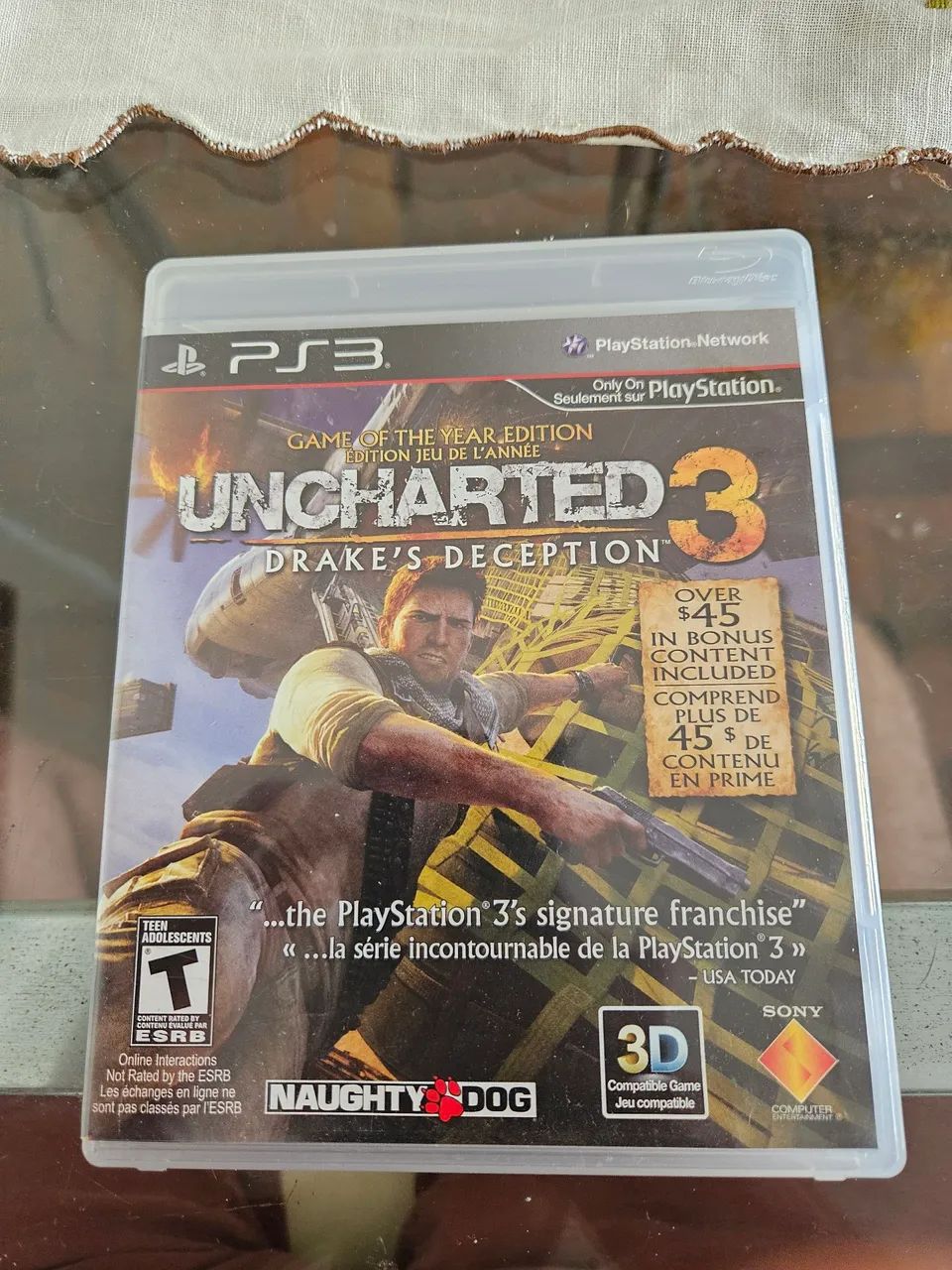 Uncharted 3 PS3 Mídia Física 