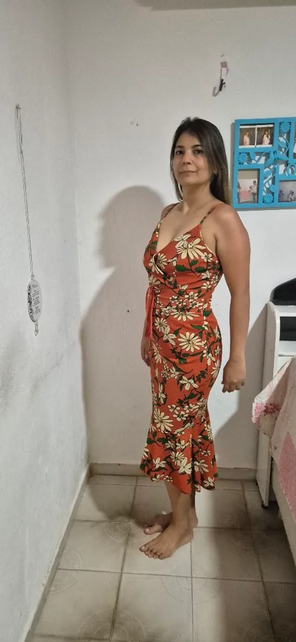 Vestido Floral Vermelho