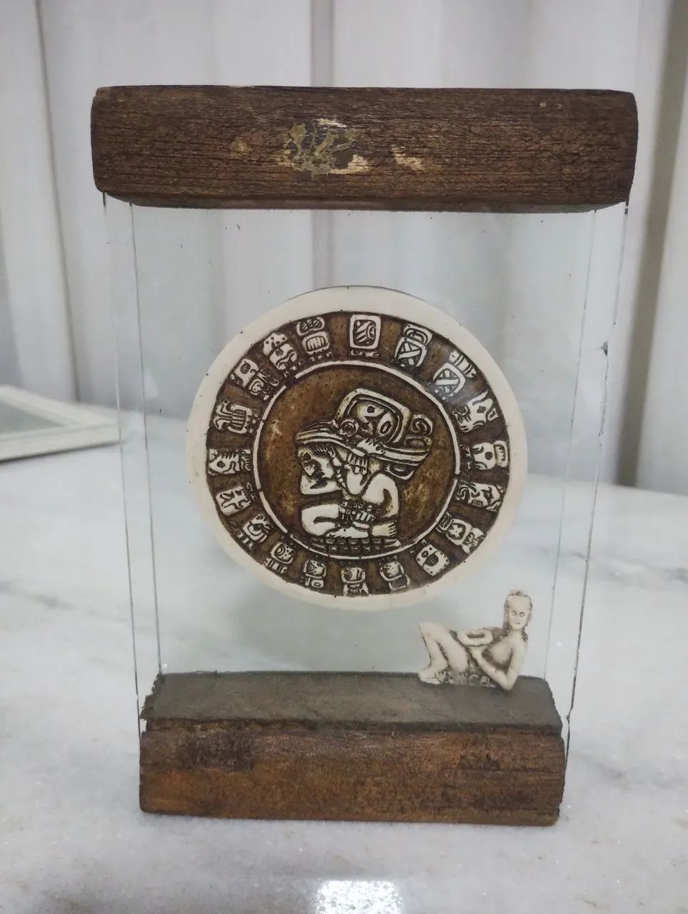 Enfeite calendário Azteca 