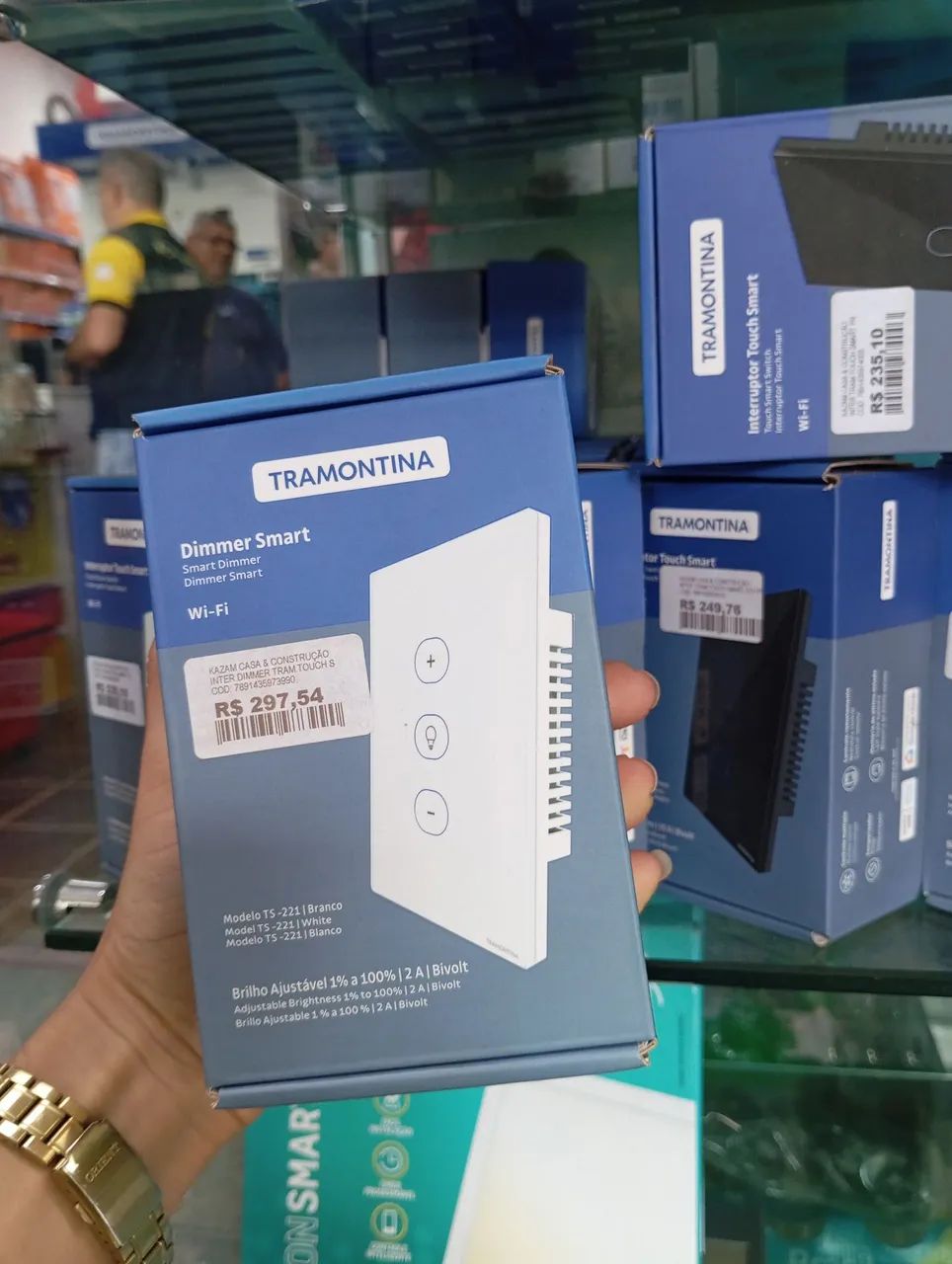 Interruptor Touch Smart Tramontina Wi-Fi - Foto 3