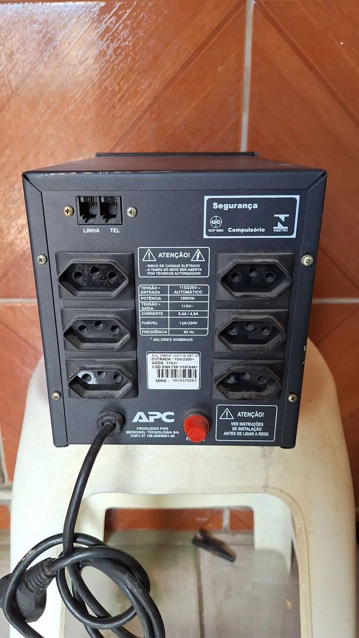 Estabilizador APC SOL 1000VA - Foto 5