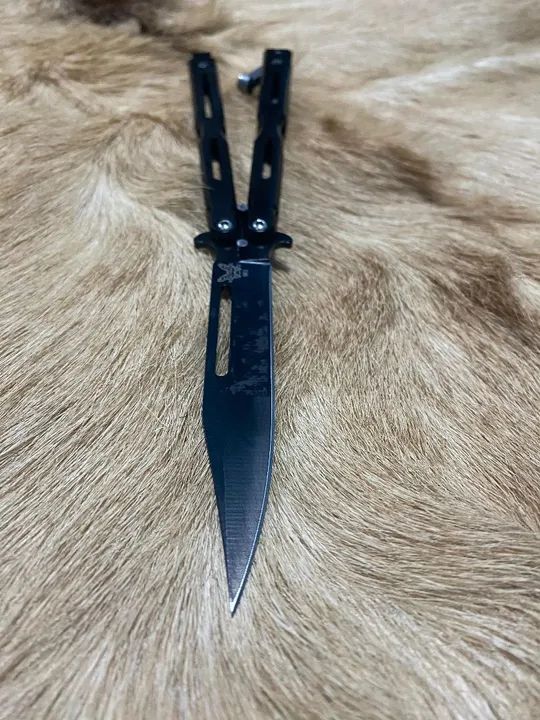 Canivete Butterfly preto 961 - Foto 2