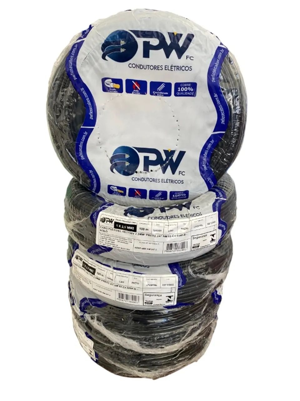 Cabo flexível fio 2,5 milímetros PW - Foto 2