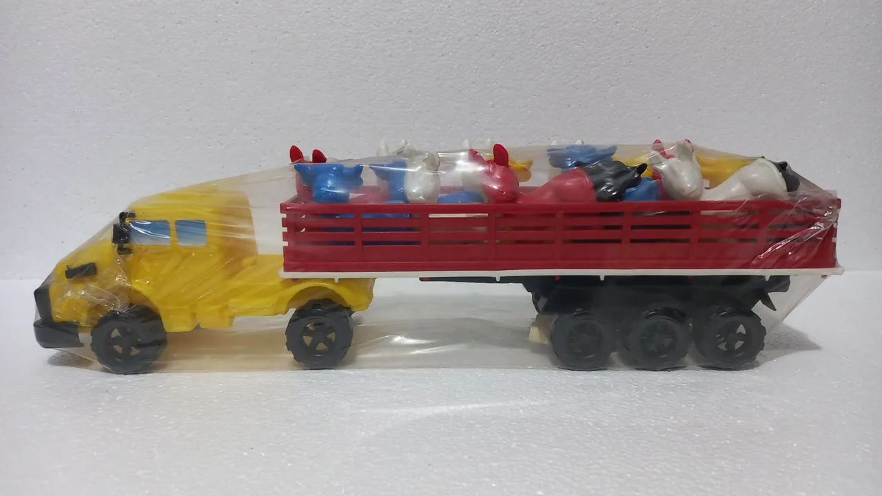 Brinquedo antigo Caminhão transporte de animais  IFA - Foto 2