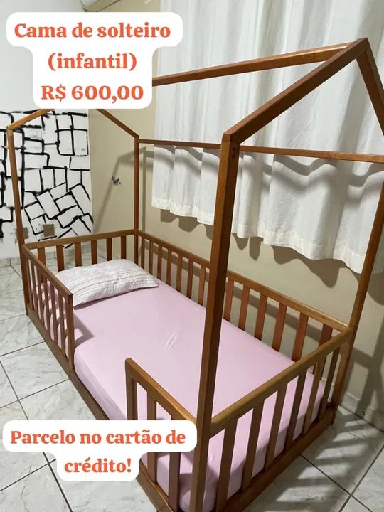 Cama de Solteiro Infantil - R$ 600,00