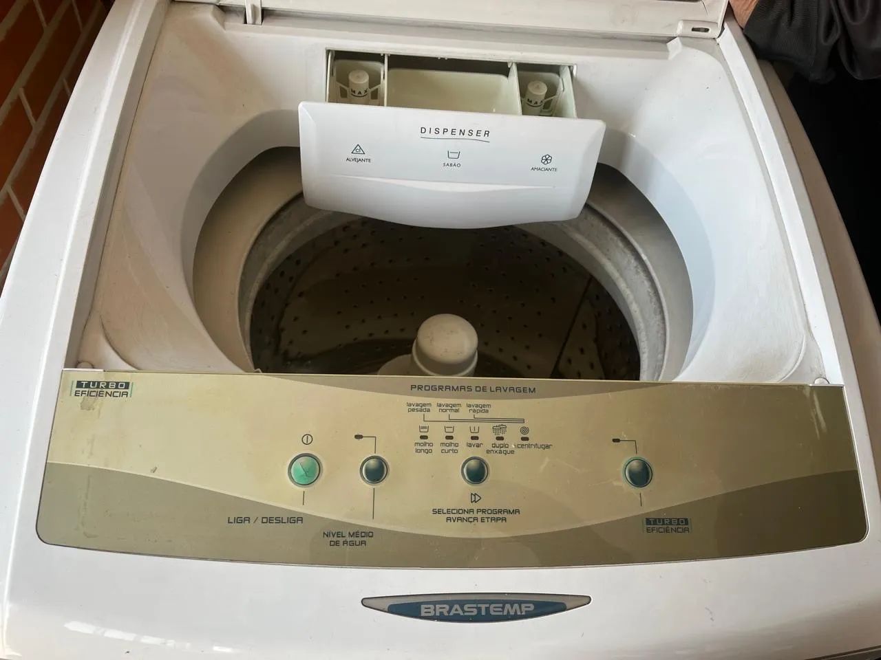 Máquina de Lavar Brastemp 8kg - Funcionando Perfeitamente 127V Branca - Foto 3