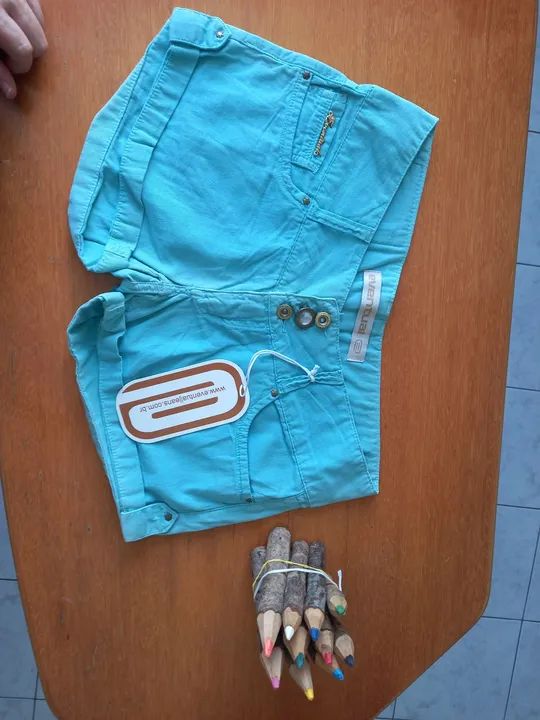 Shorts Jeans Floral Feminino - Foto 3