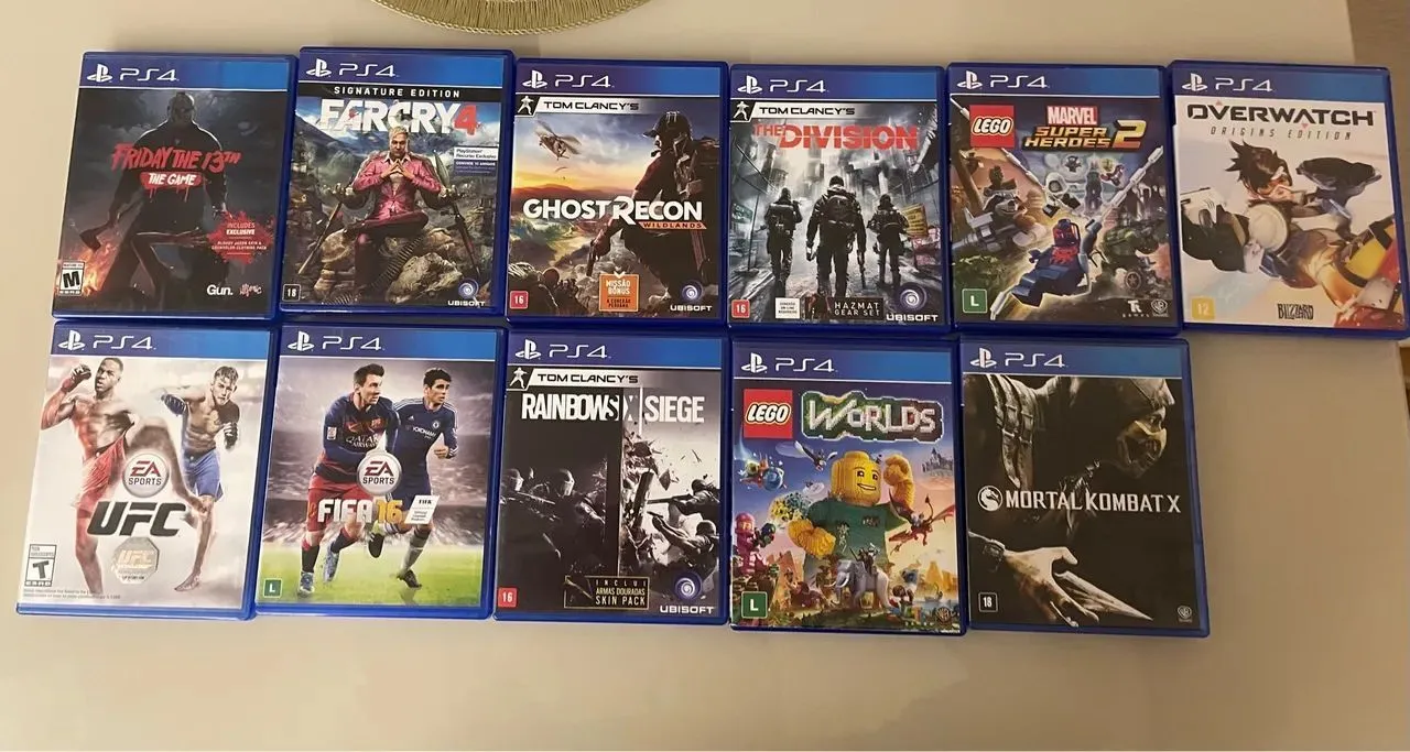 Jogos PS4. Usados. Entrego.