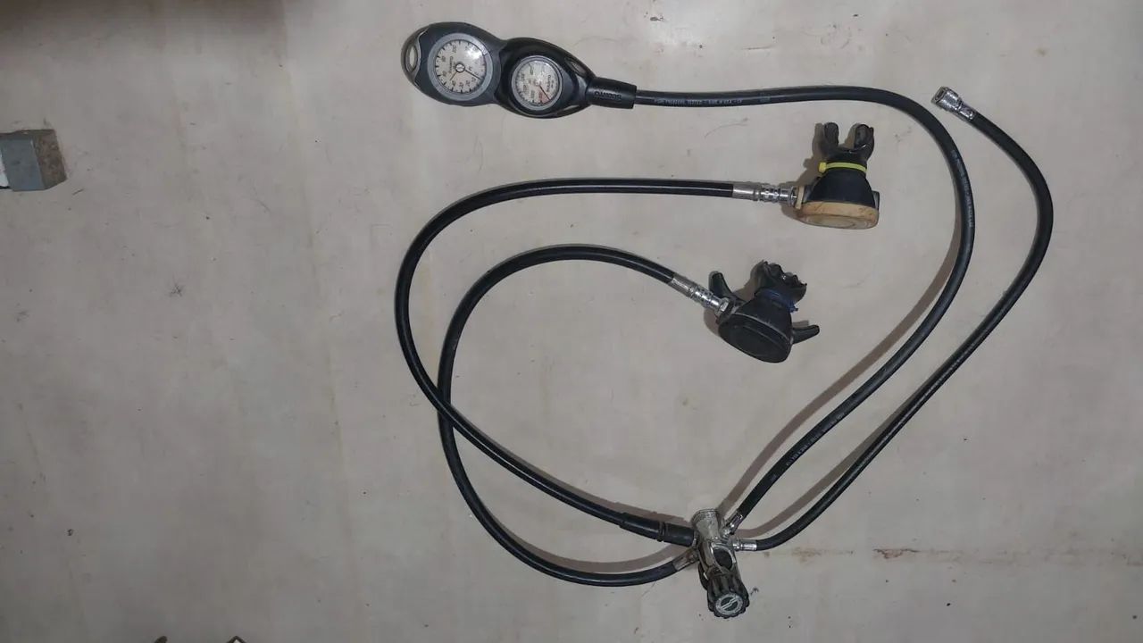 Conjunto de Mergulho - Manômetro e Regulador