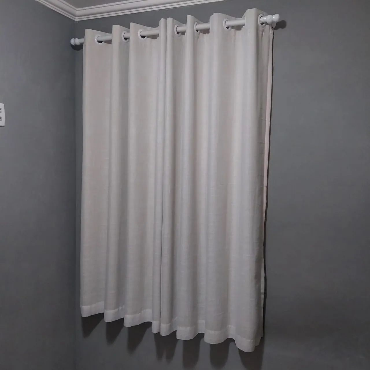 Cortina de Linho Blackout 280 X 180 - Foto 3