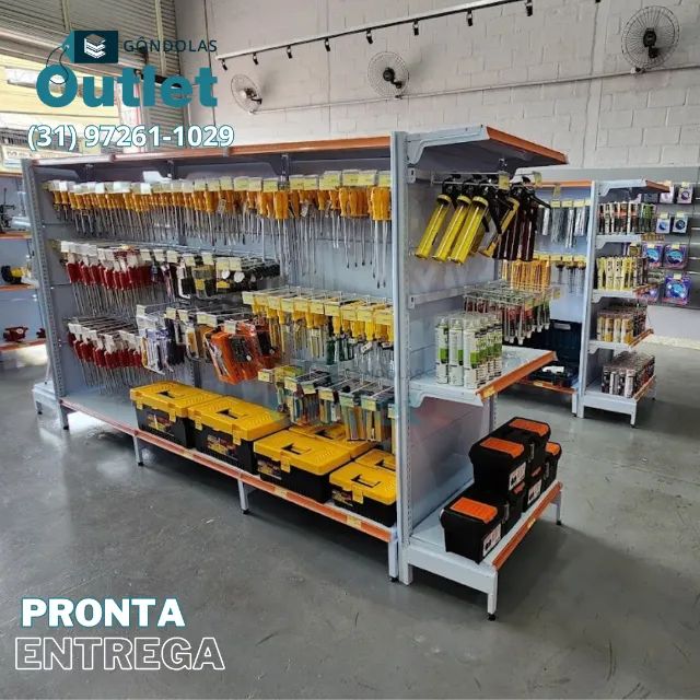 Gondolas de centro para materiais de segurança