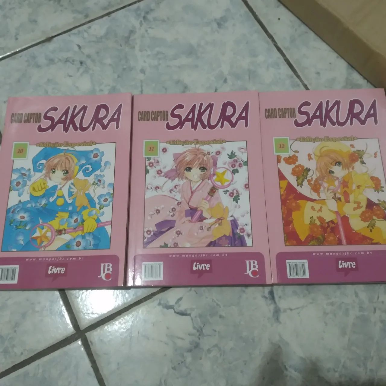 Kit 3 Mangás Cardcaptor Sakura - Vol 10, 11 e 12
