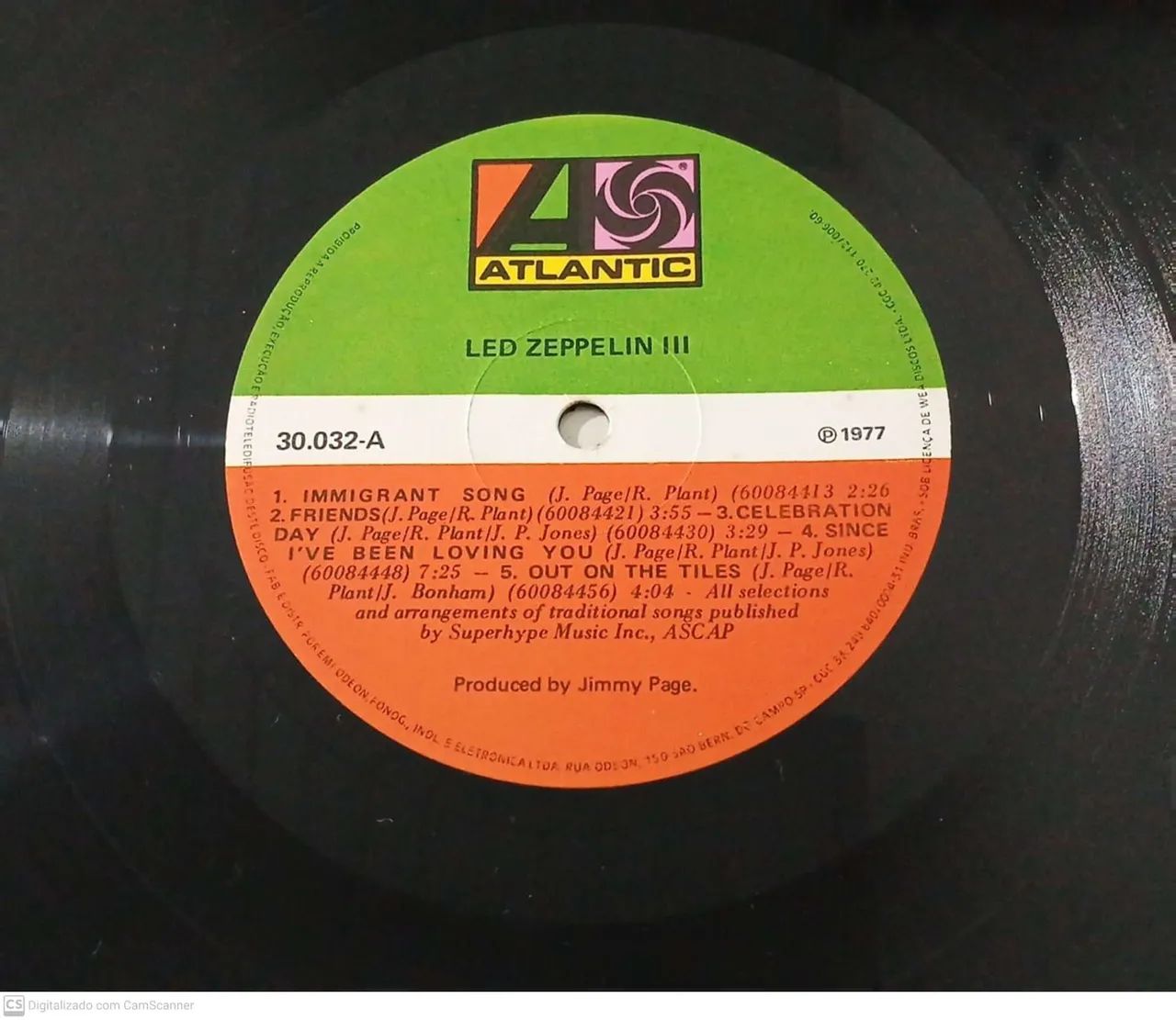 LP/ Led Zeppelin III - Vinil EX estado c/Capa Gatefold Dupla  - Foto 5
