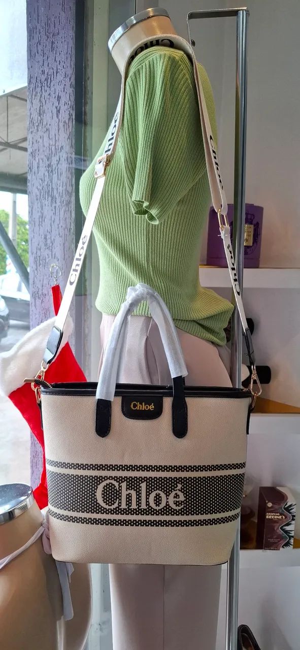 Bolsa Chloe Nude nova - Foto 4