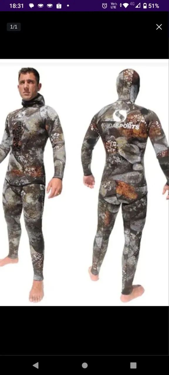 Roupa de mergulhoNOVA,pesca sub, neoprene, equipamento de mergulho, caça, mergulho