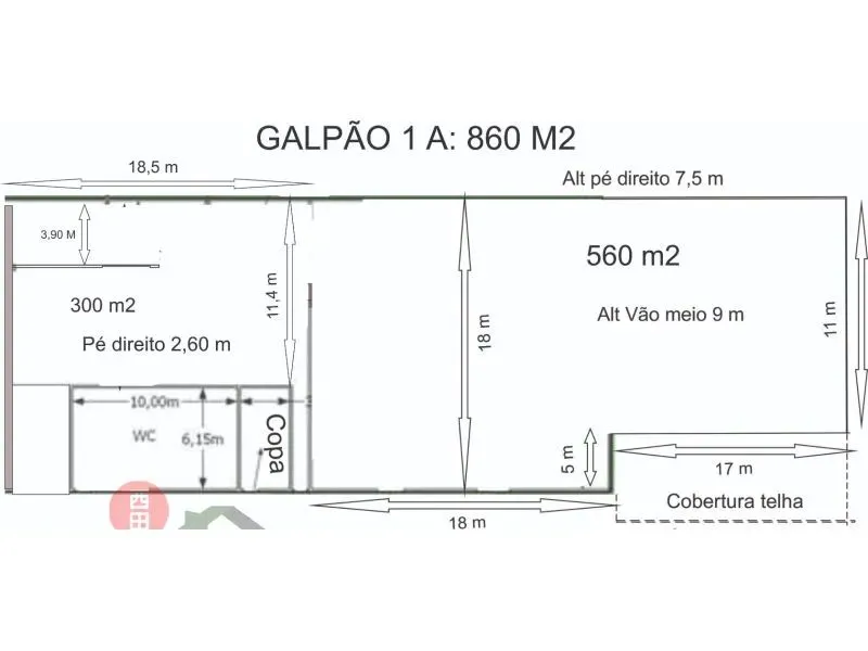 Galpão ALUMÍNIO - SP