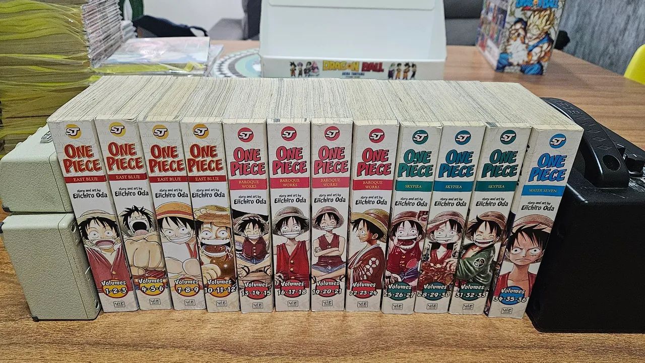 Mangá One Piece Volumes 1-36 em Inglês