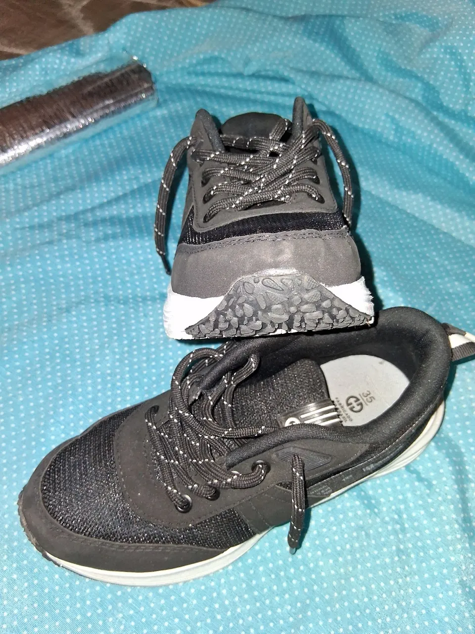 Tênis Esportivo Infantil Preto - Tamanho 35