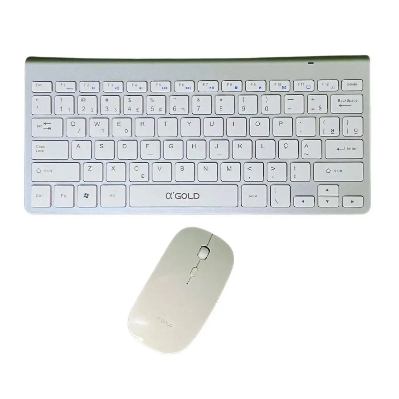 Kit Teclado e Mouse Sem Fio - Novo