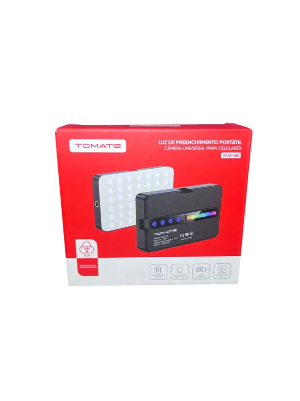 Luz De Selfie Portatil Celular Ring Light Tomate Mlg165 Rgb - Foto 3