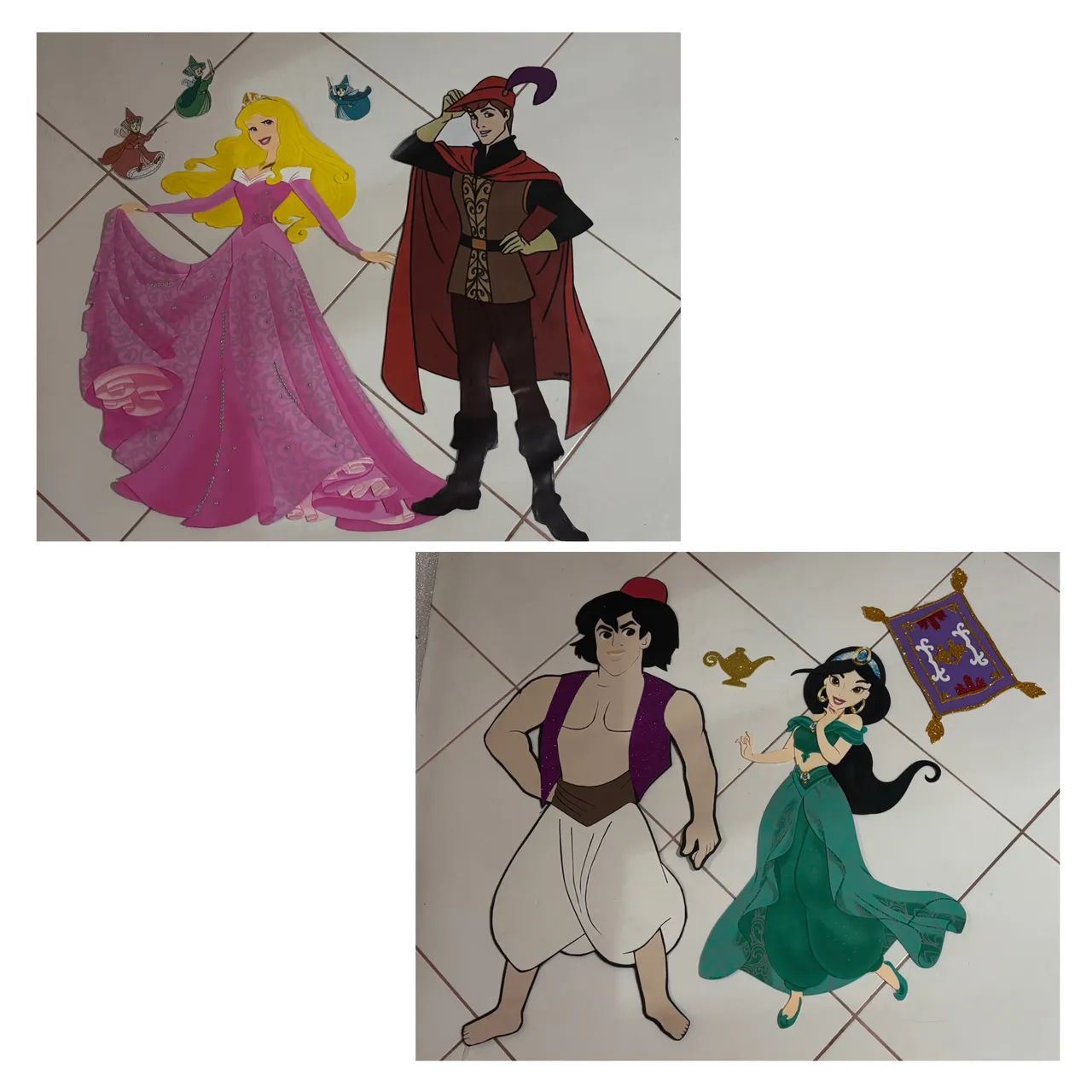 Princesas e príncipes painel (todos) - Foto 5