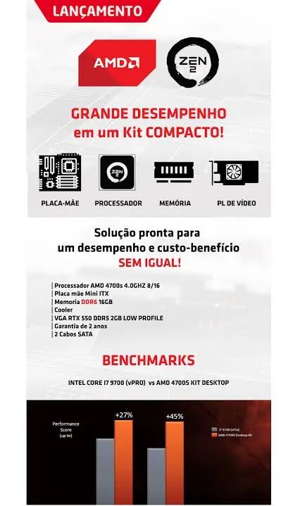 Kit upgrade(placa mãe, processador e memoria ram) - Foto 2