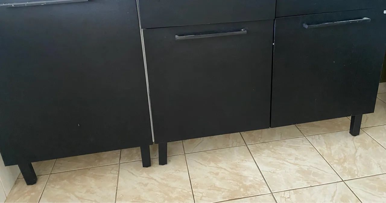 Armário de Cozinha Preto - Foto 4