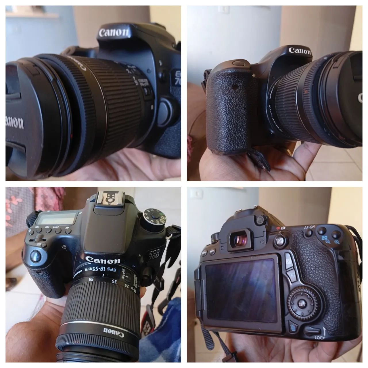 Câmera Canon EOS 70D