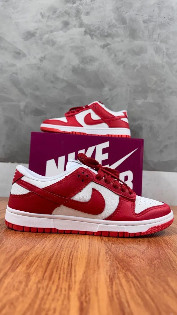 Nike SB Dunk Vermelho Unissex Premium - Foto 2