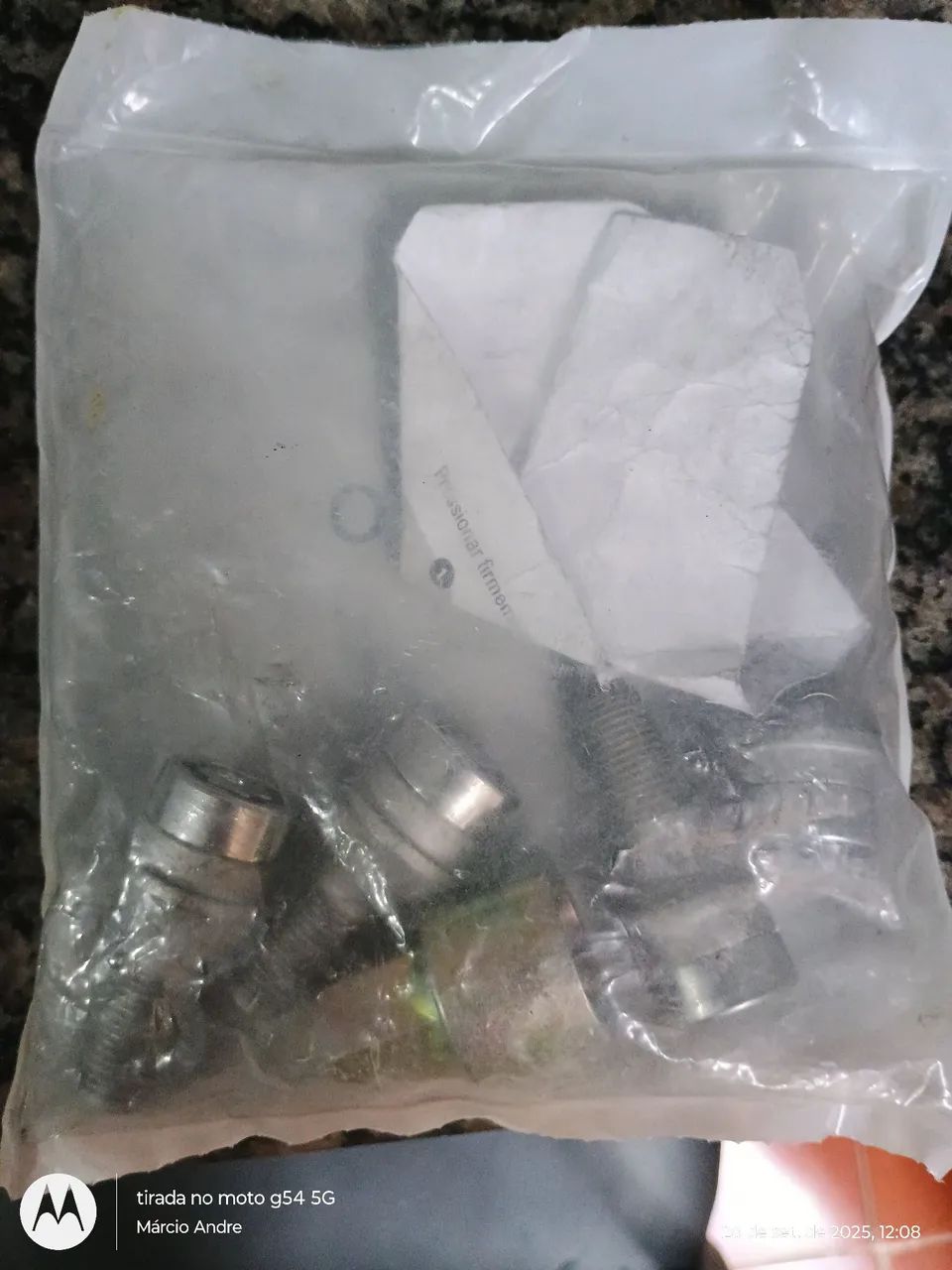 Kit parafuso de roda com soquete 