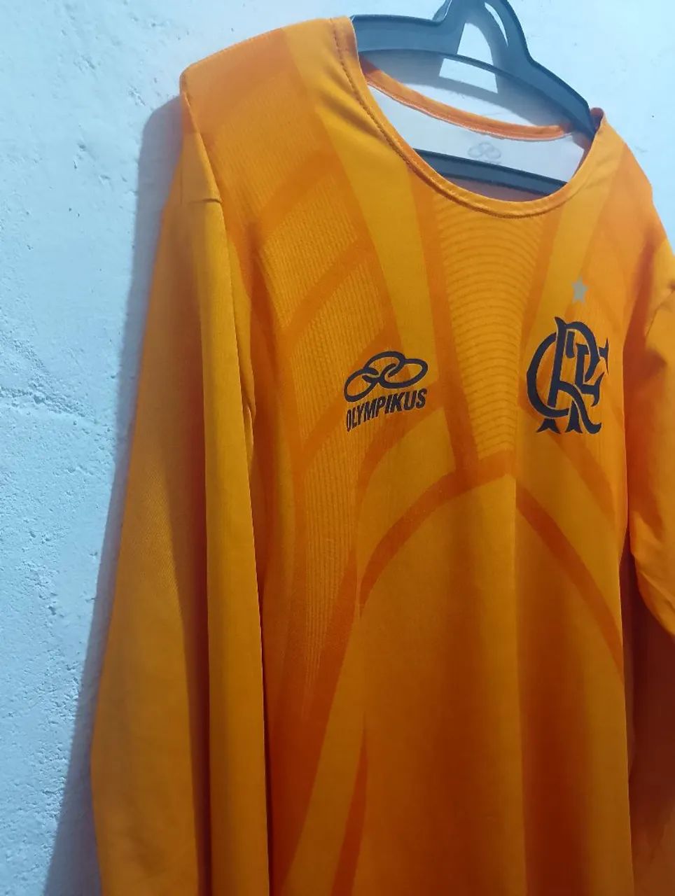 Blusa UV Treino G Olympikus Laranja nova - Foto 4