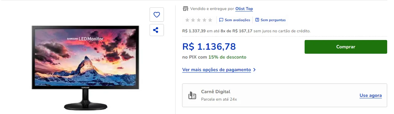 Monitor Gamer Samsung