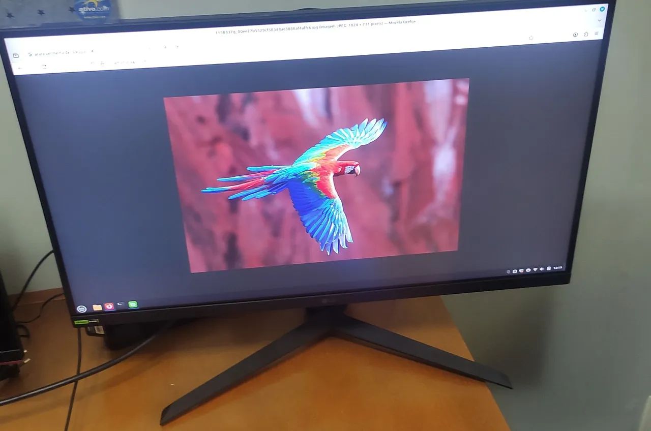 Monitor Gamer LG FHD 144hz IPS com Freesync e G-sync - modelo 27GN65R-B