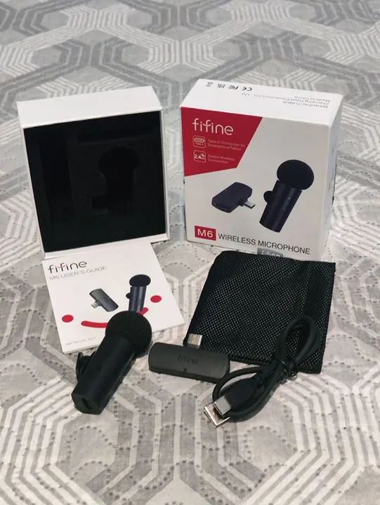 Microfone de Lapela Sem Fio Fifine M6 - Foto 5