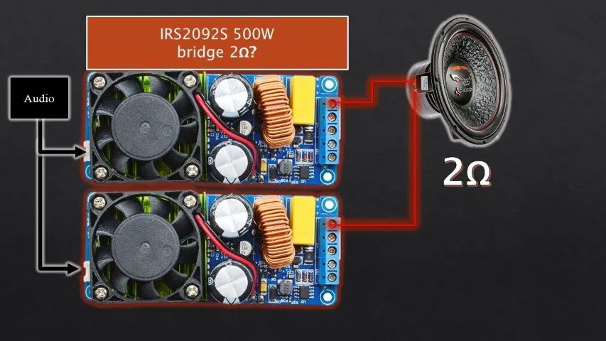 Placa Amplificador Digital Irs2092s 500w Classe D - Foto 4