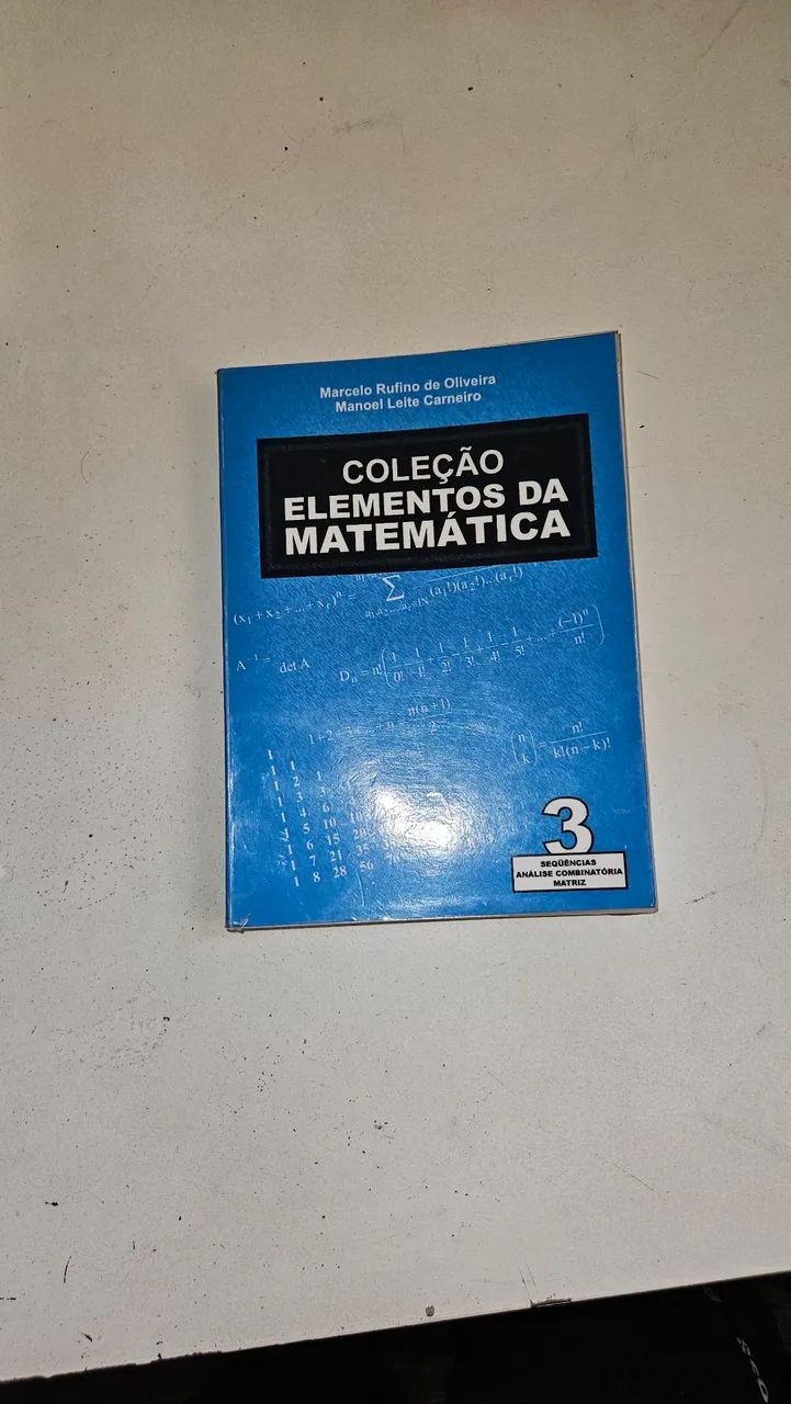 Livro Elementos da Matemática - Vol. 3
