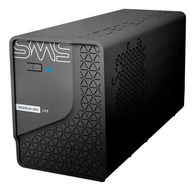 Nobreak 600va 115v Sms Lite 29202 Entrada Bivolt E Saída 115v Novo Loja Coimbra 