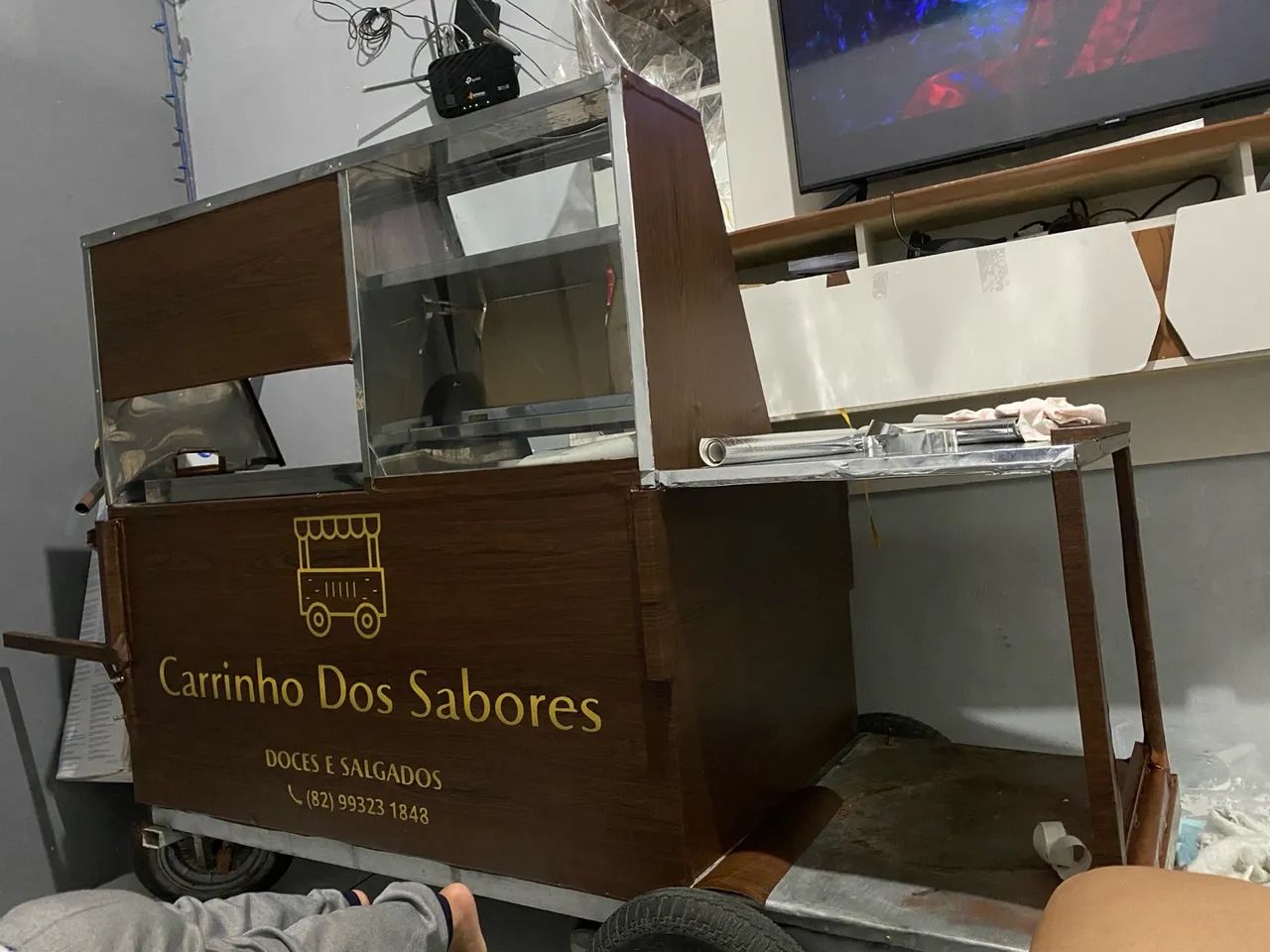 Carrinho de lanches 