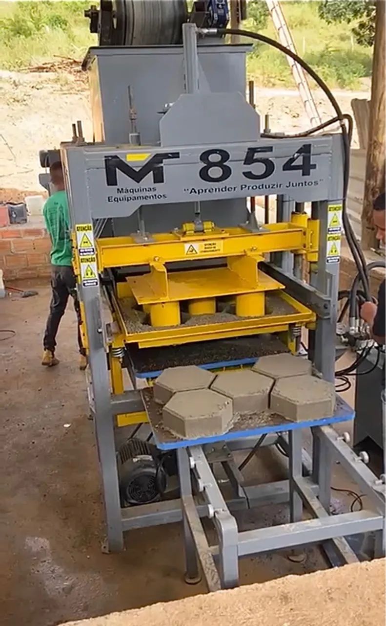 Máquina de blocos bloquete paver hidráulica  - Foto 4